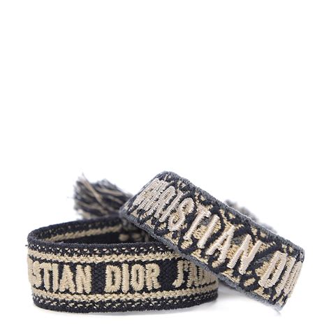 christian Dior cloth bracelets